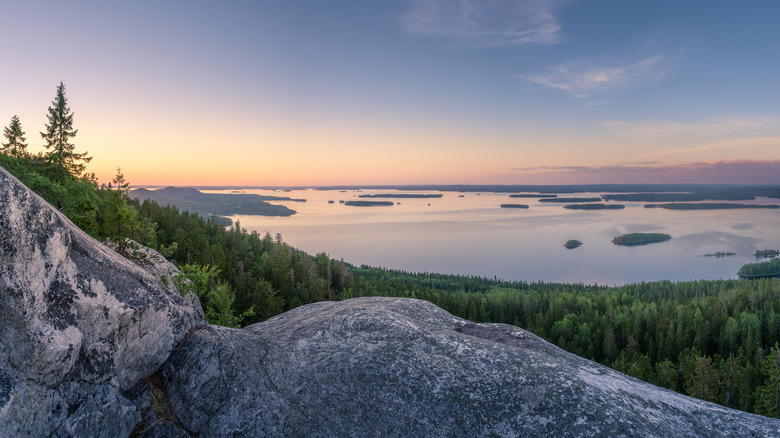 Panoramic view over Koli National Park