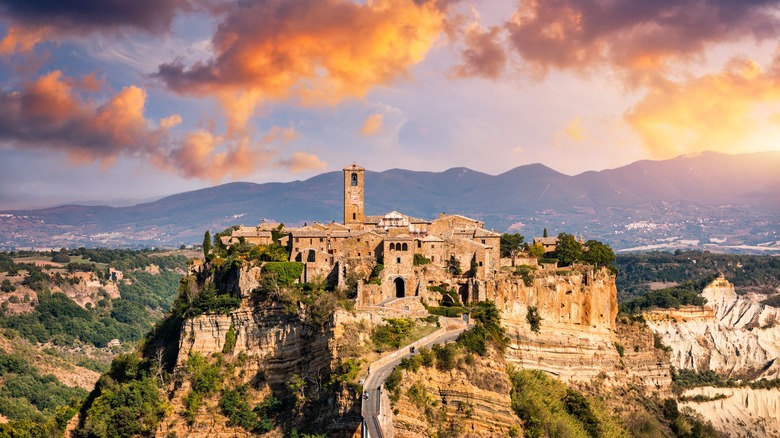 Civita di Bagnoregio perched on bluff