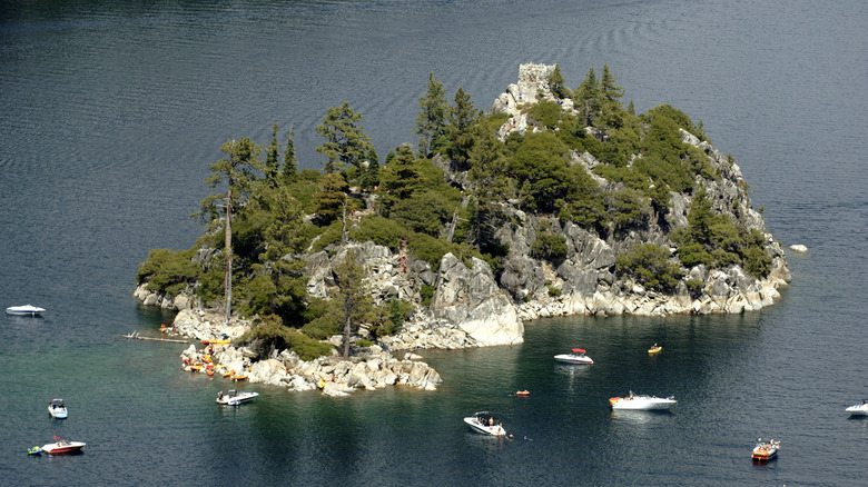 Fannette Island in Lake Tahoe