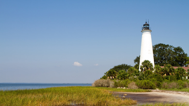 Historic lighthouse in Apalachicola, Florida