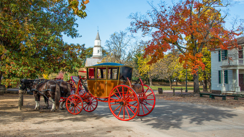 horse-drawn carriage in Virginia
