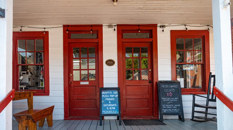 A charming storefront in Occoquan Historic District