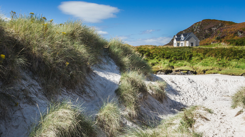 Morar's white sand dunes 