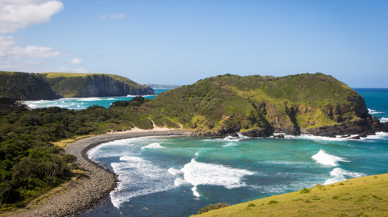 aerial view of Coffee Bay