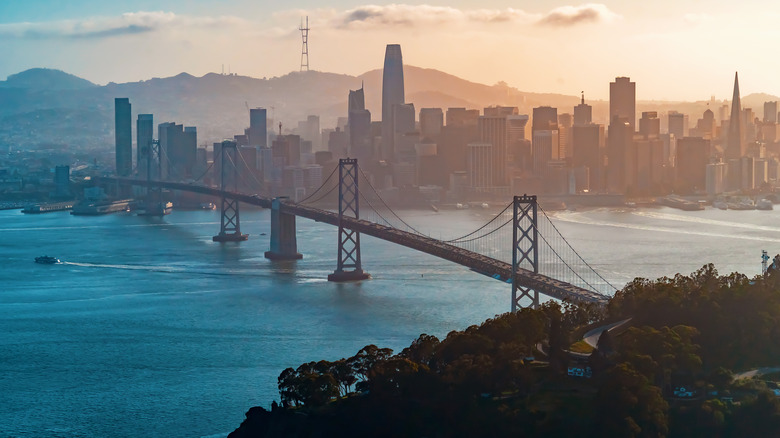 Bay Bridge to Oakland, California