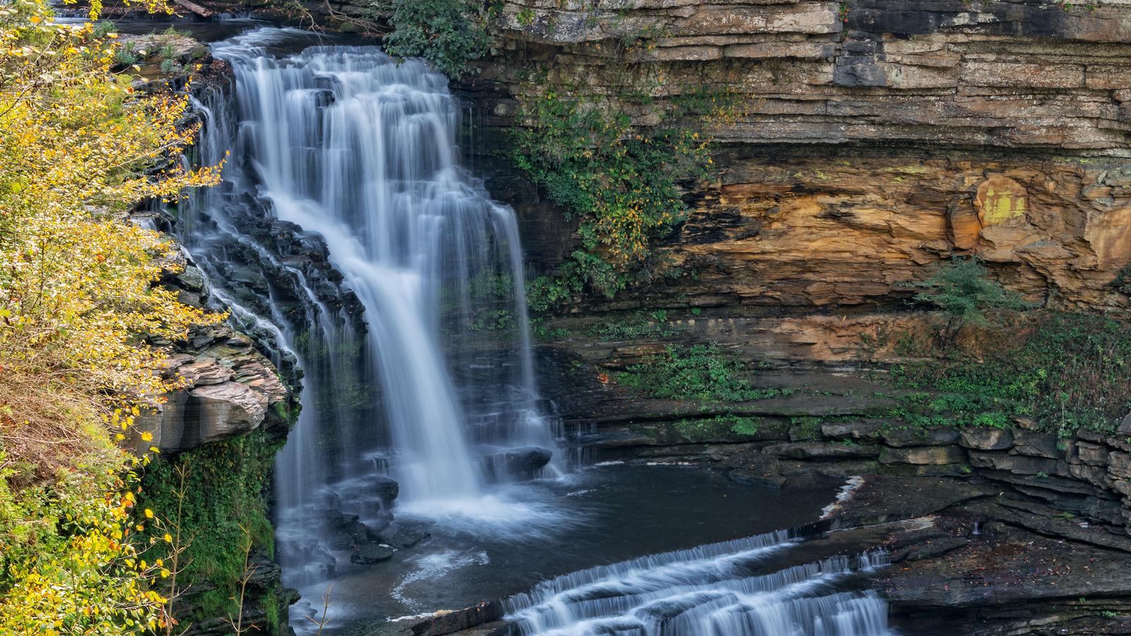 Cummins Falls Is A Beautiful Waterfall With A Scenic Swimming Hole