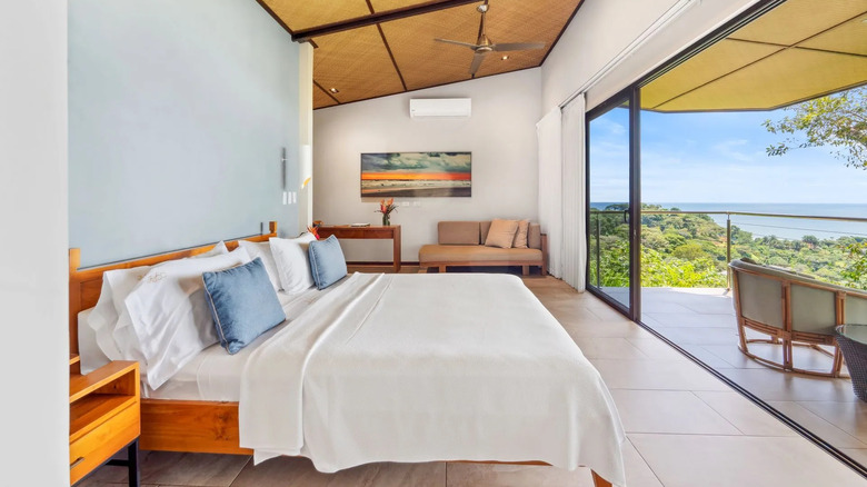 A suite in Hotel Three Sixty overlooks the rainforest