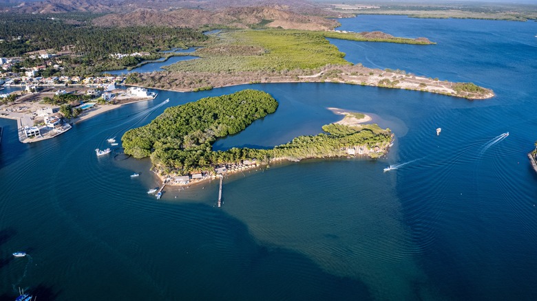 Aerial view of Costalegre, Mexico