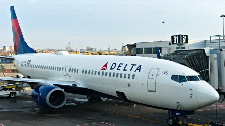 A Delta Air Lines plane.