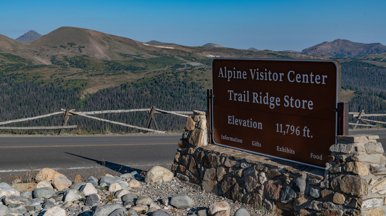 Iconic Alpine Visitor Center at Rocky Mountain National Park