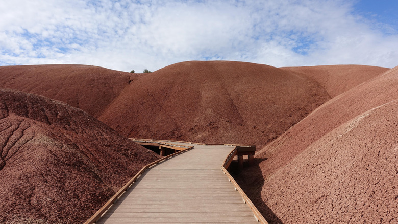 Painted Cove at The Painted Hills of Oregon, John Day Fossil Beds