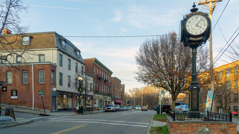 Line of shops on Main Street