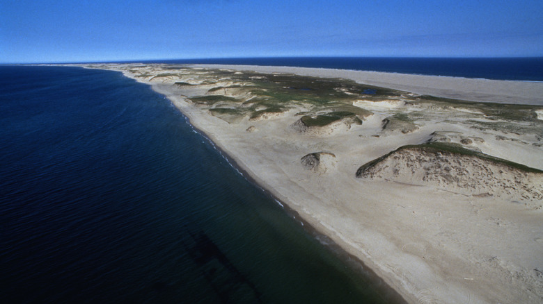 Aerial of Sable Island 