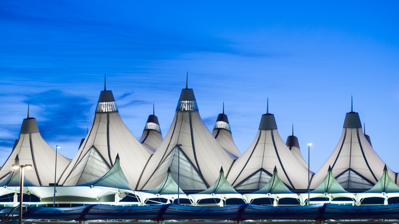 denver airport white tented rooftop