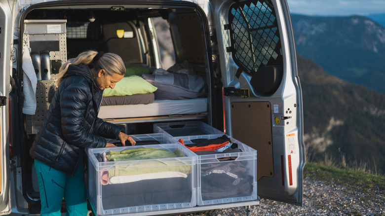 camper van storage