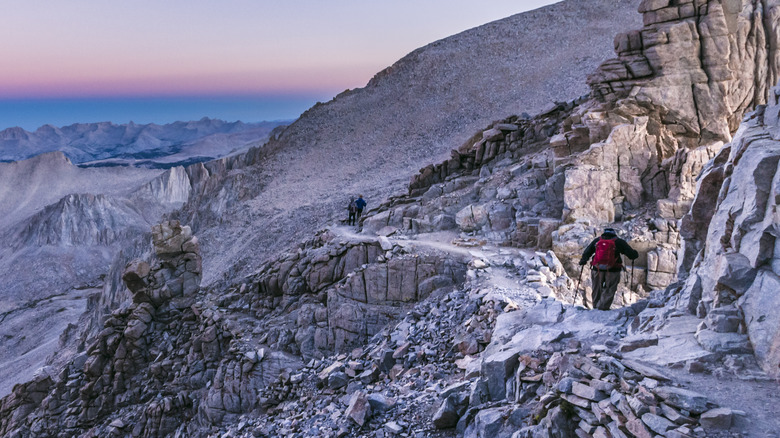 hiker in Sequoia National Park 