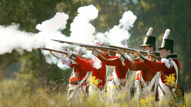 War of 1812 reenactors