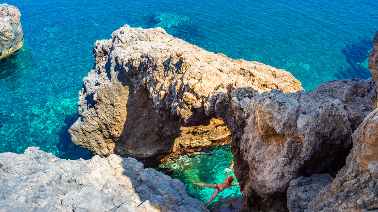 Agiofarago Beach arch, Crete