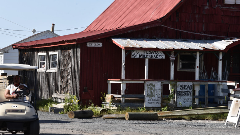 Abandoned restaurant, Smith Island, Maryland