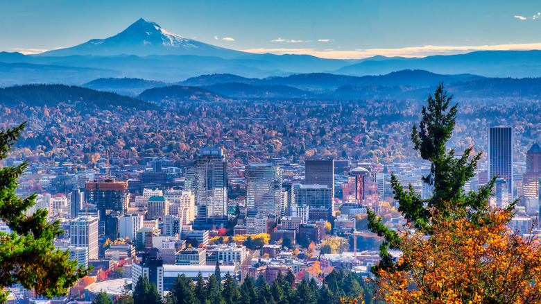 Skyline of Portland, Oregon