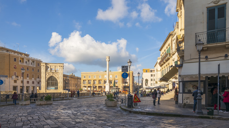 street to Piazza Sant'Oronzo