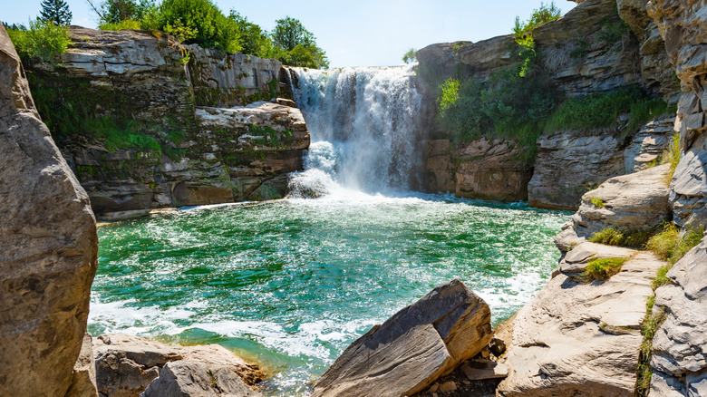 Lundbreck Falls, Crowsnest Pass, Alberta, CA
