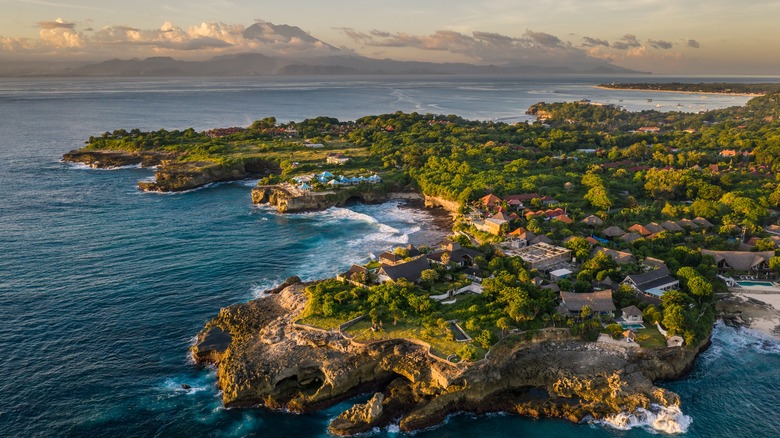 Nusa Lembongan aerial view
