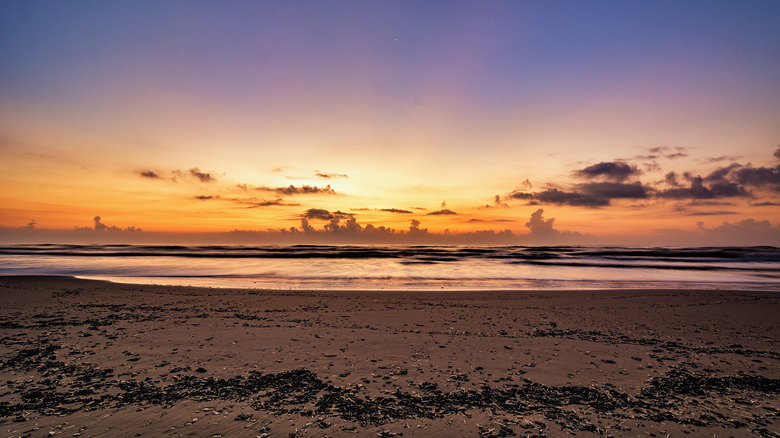 sunset at Boca Chica Beach