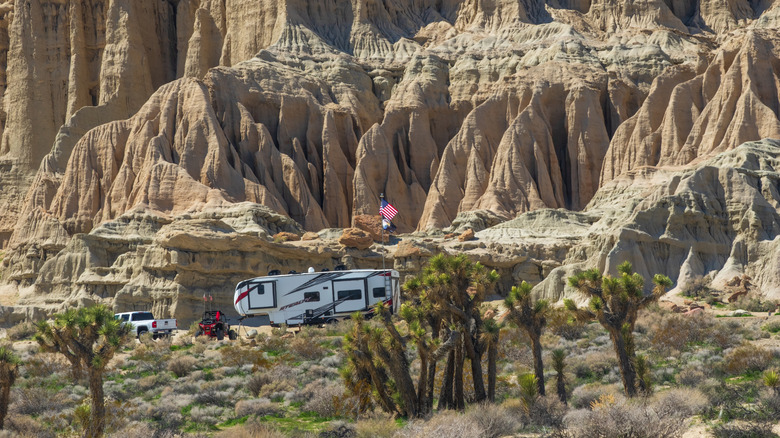 Ricardo Campground at Red Rock Canyon State Park in California