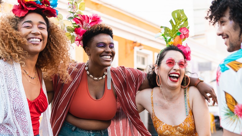 Women on vacation in Brazil