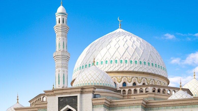 The ornate Nur-Astana Mosque