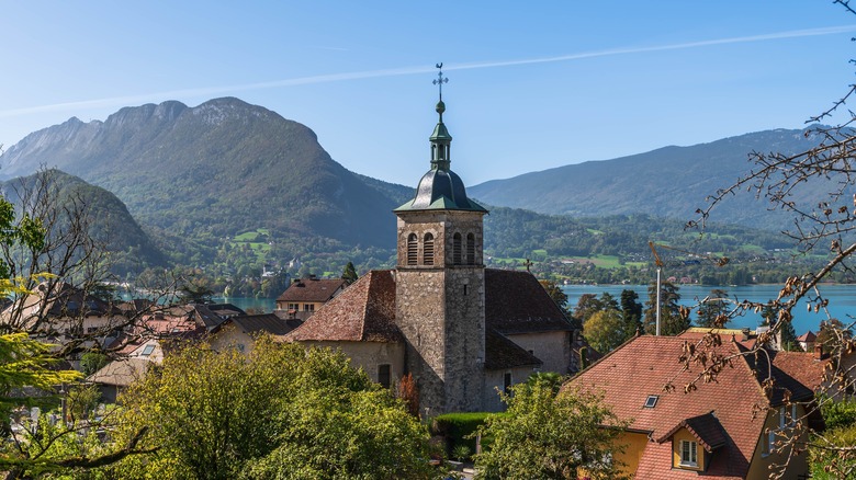 Church in mountains