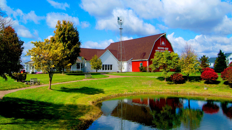 Hoff farm depicting Amish and Mennonite Life in Shipshewana Indiana.
