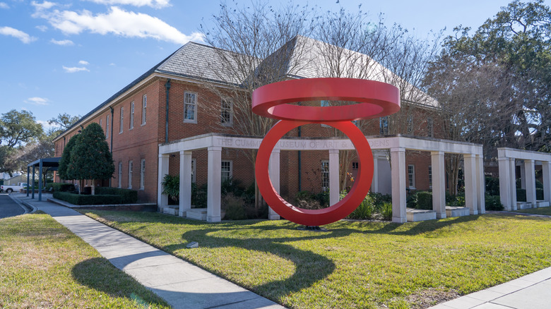 A floating sculpture outside the Cummer Museum of Art & Gardens in Jacksonville.