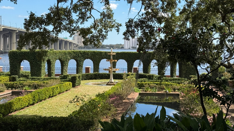 The Cummer Gardens next to the St. Johns River in Jacksonville.