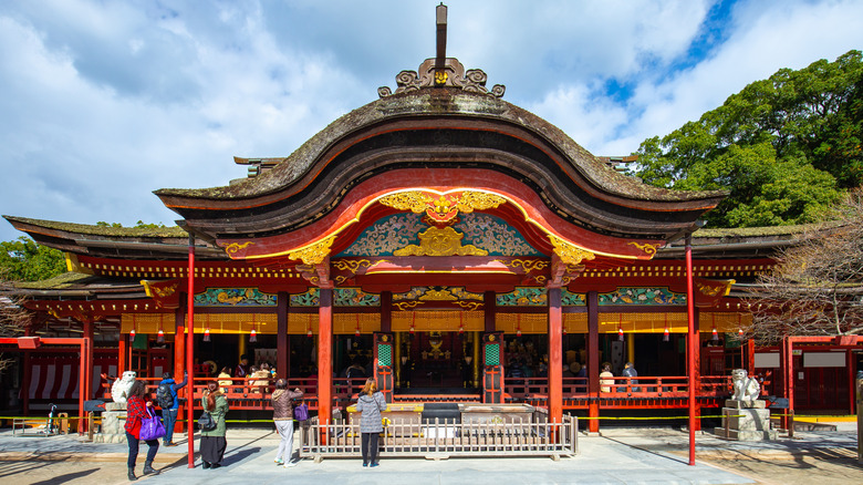 Dazaifu Tenmangu shrine in Dazaifu, Fukuoka Prefecture, Japan