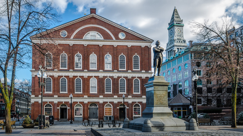 Faneuil Hall along the Boston Freedom Trail