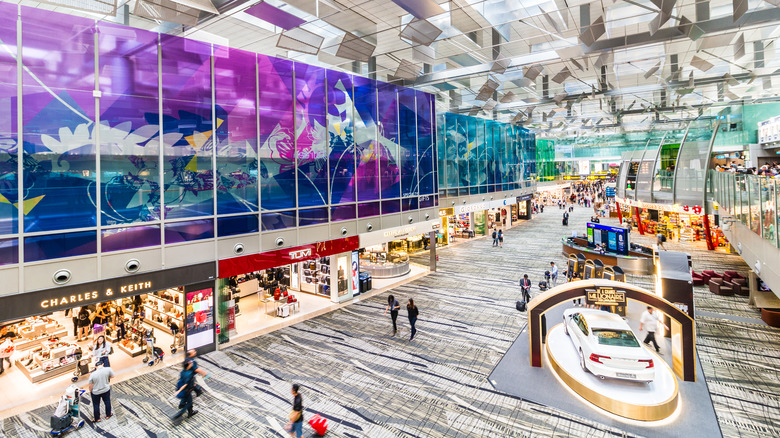 View of Singapore Changi airport