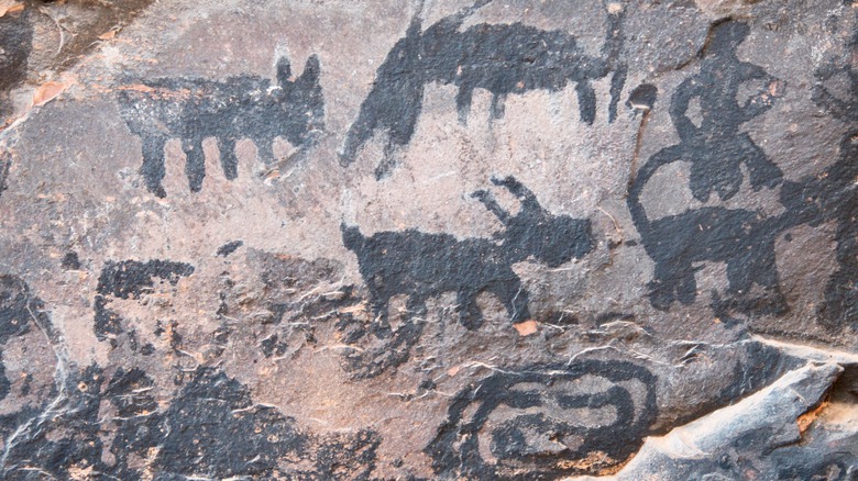 Rock art at Palatki