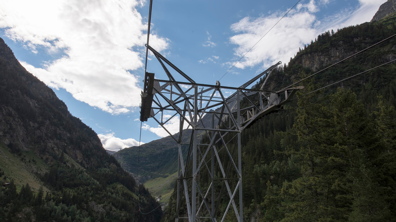trift glacier cable car
