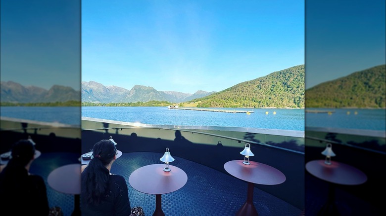 Outdoor area at Salmon Eye