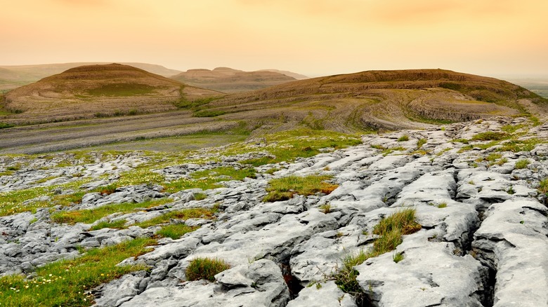 The Burren landscape in Ireland