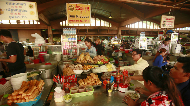 Street food market, Phnom Penh, Cambodia