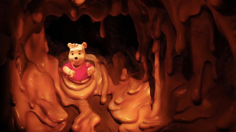Pooh's Hunny Hunt ride honey cave