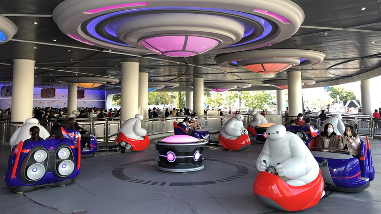 Happy Ride with Baymax vehicles Tokyo