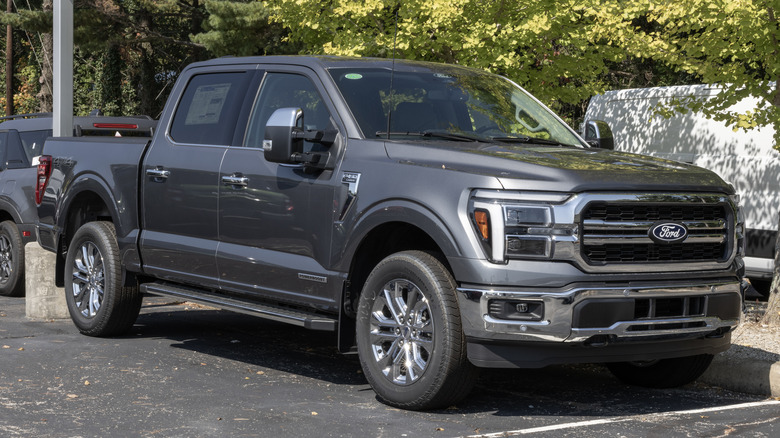 A Ford F-150 Hybrid model truck