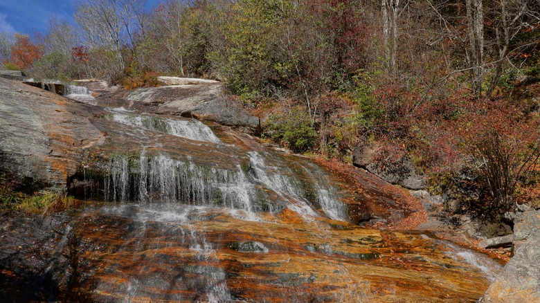Lower Falls, aka Second Falls, at Graveyard Fields in Blue Ridge