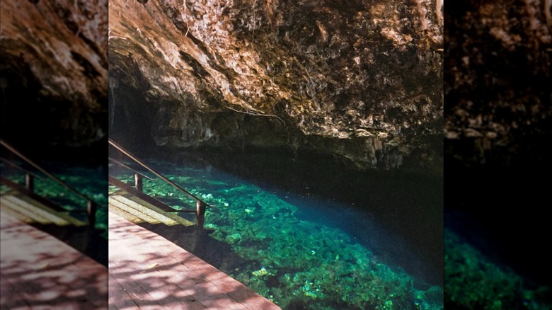 The cave at Cenote Nohoch Nah Chich