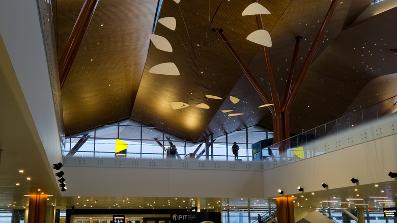 interior of Pittsburgh International Airport
