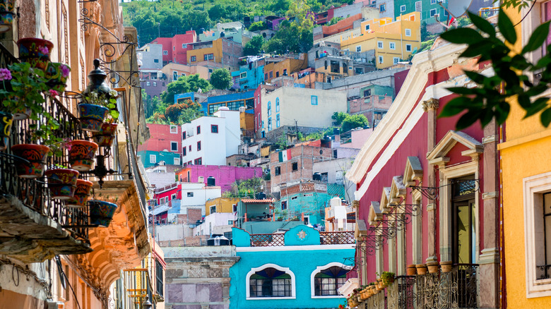 Bright houses of Guanajuato
